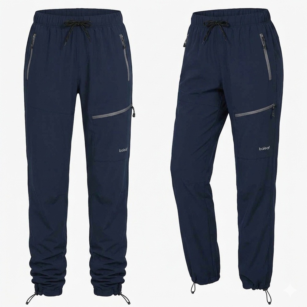 Baleaf Laureate Hiking Pants Womens L Blue Quick Dry Lightweight Water Resistant